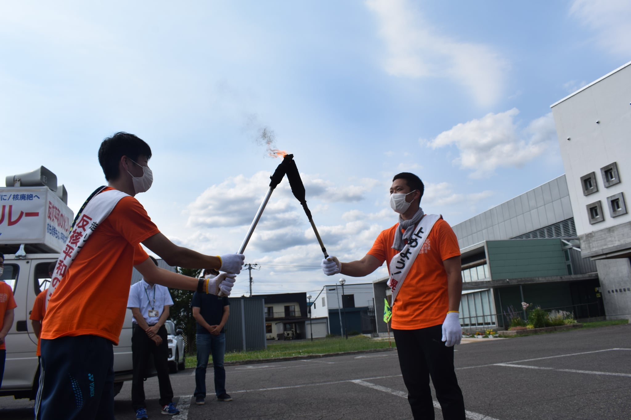 【青年部】平和な未来のために！～31日まで＝第33回反核平和の火リレー