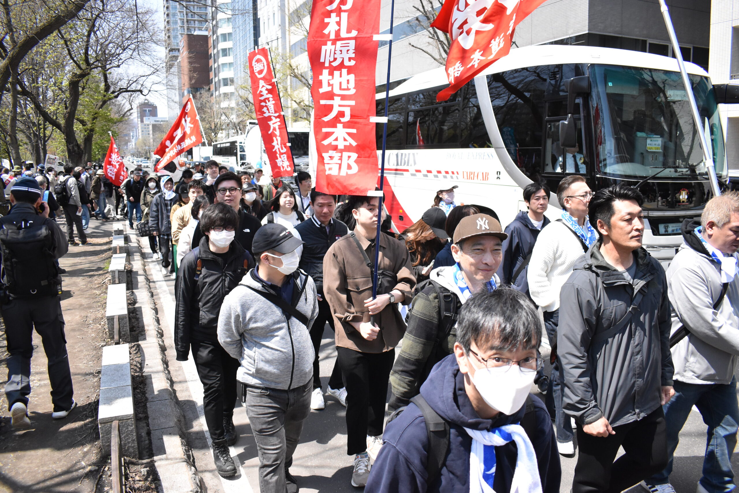 第96回全道メーデー大会＝「労働者のための社会」をめざす！